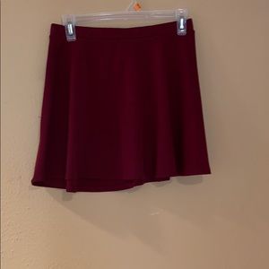 Maroon skirt